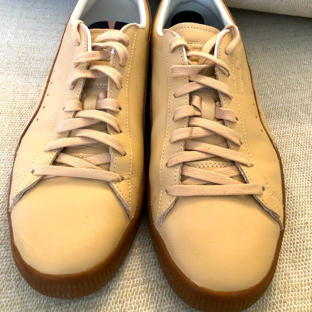 PUMA Clyde Platform Veg Tan Nature Size 12